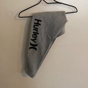 Hurley sweatpants grey size small